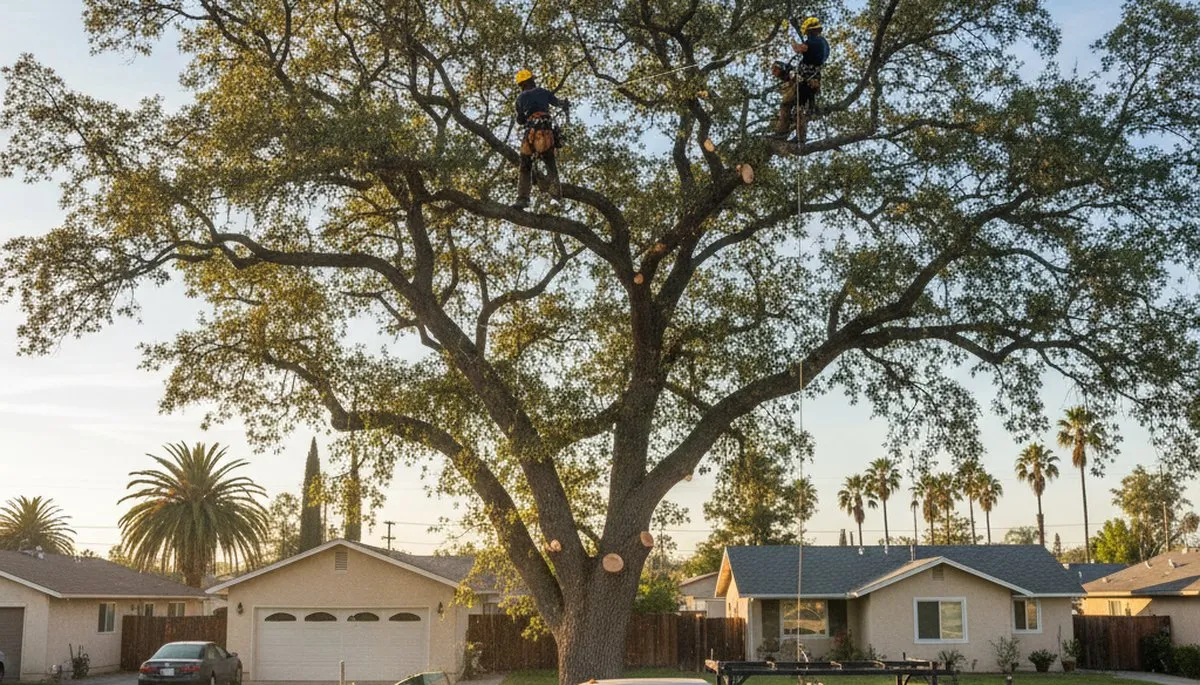 Professional tree removal service in Los Angeles CA safely clearing hazardous trees